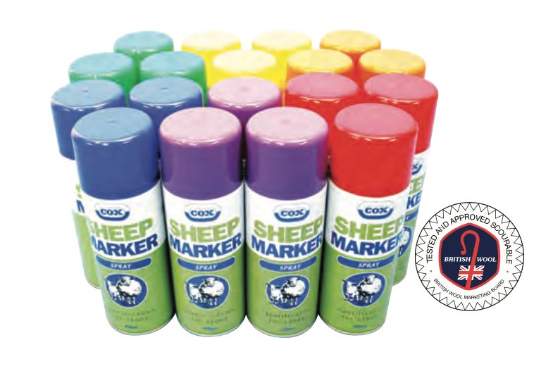 Cox Sheep Marker Spray -  Box of 6