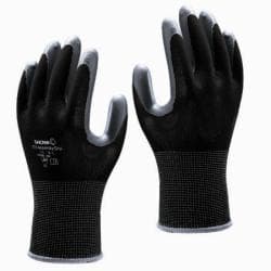 Showa 370 Nylon/Nitrile PalmDip Glove - Black