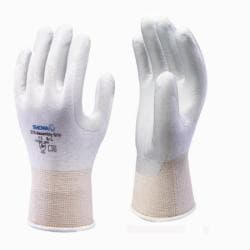 Showa 370 Nylon/Nitrile PalmDip Glove - White